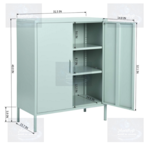 Double Door Steel Cabinet (3 Shelves)